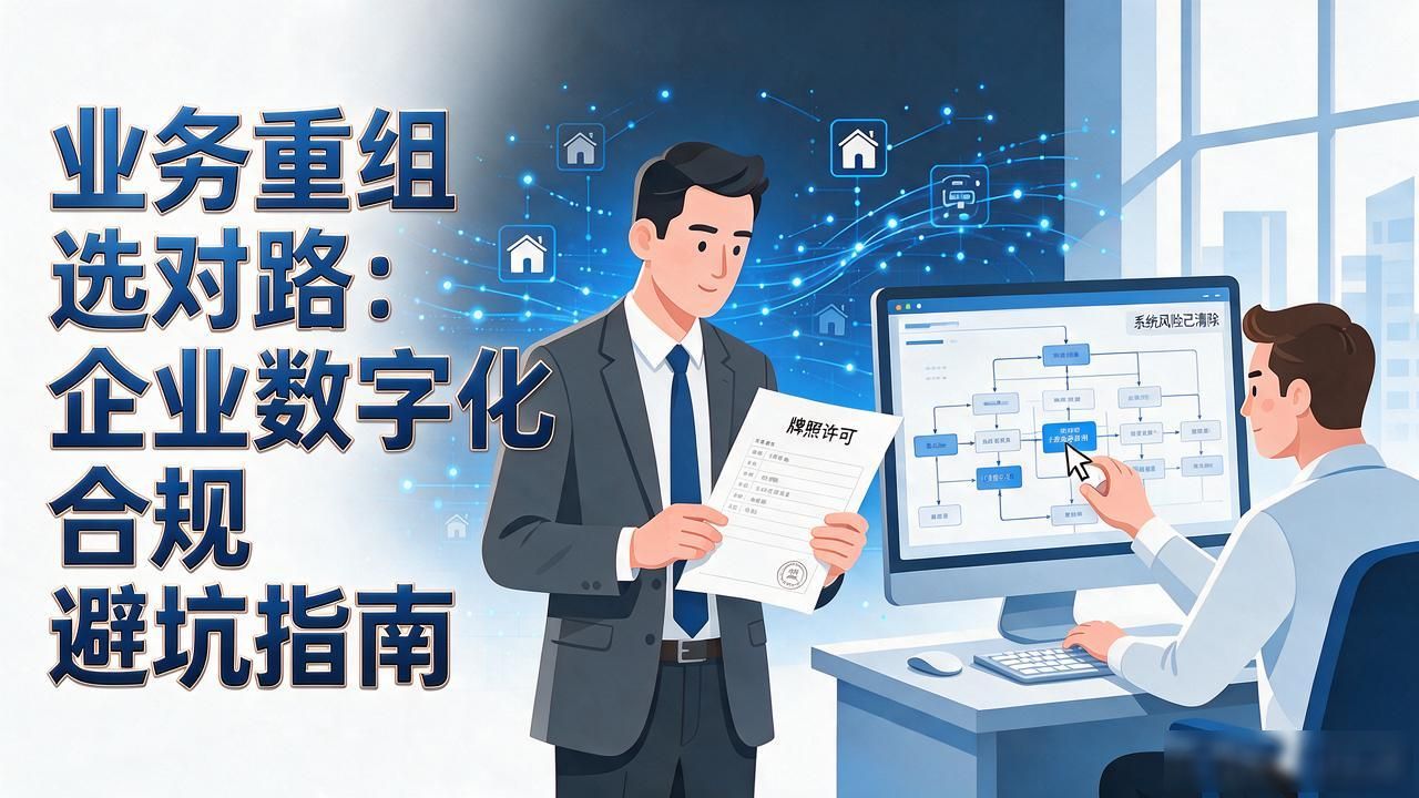 业务重组选对路：企业数字化合规避坑指南