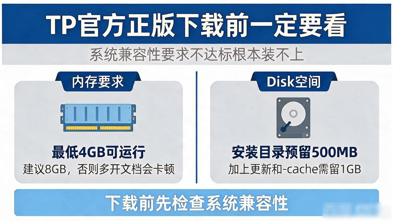 TP官方正版下载前一定要看：系统兼容性要求不达标根本装不上
