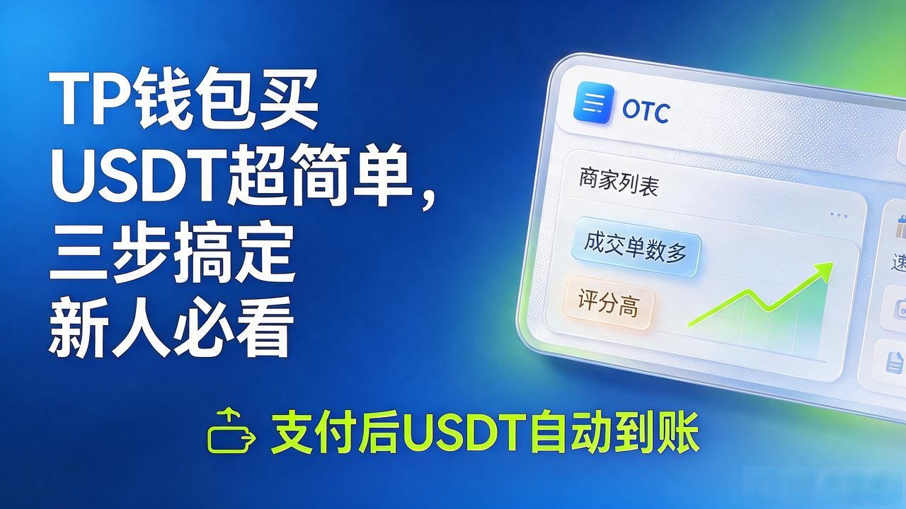 TP钱包买USDT超简单，三步搞定新人必看