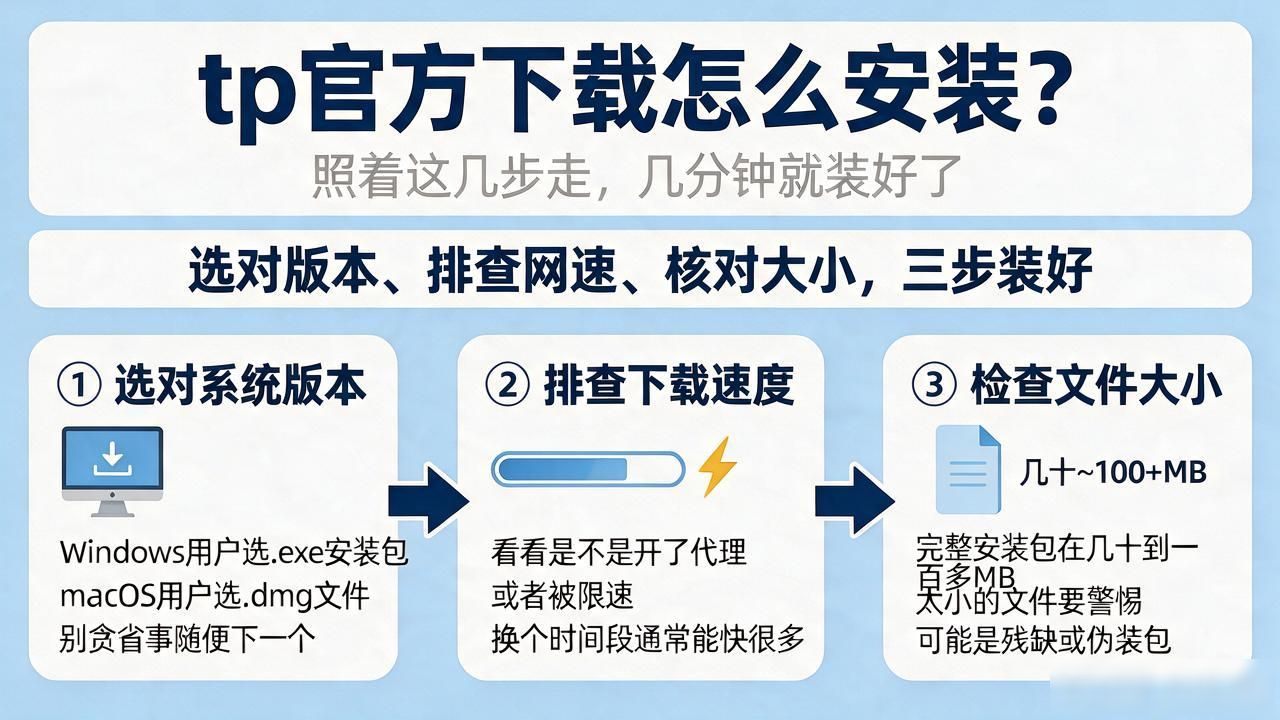 tp官方下载怎么安装？照着这几步走，几分钟就装好了