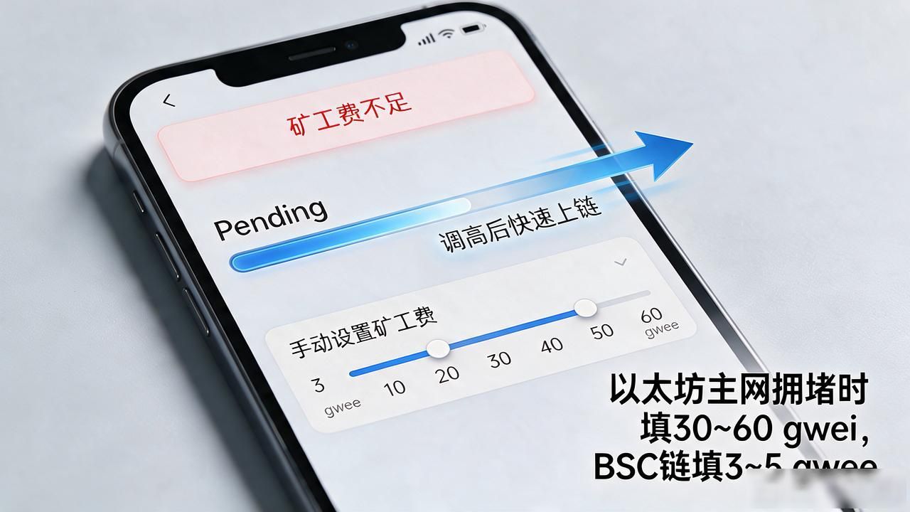 TP钱包转账矿工费不足打不出去，别急着删钱包，这几招管用