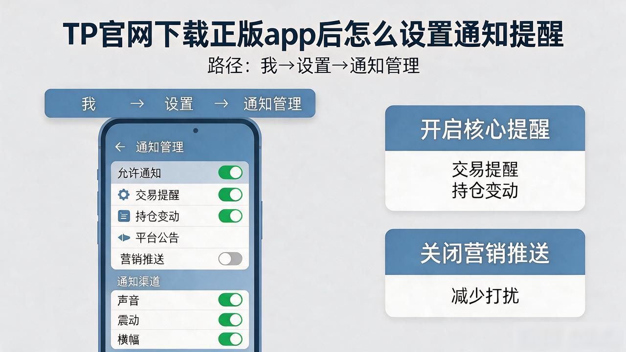 TP官网下载正版app后怎么设置通知提醒