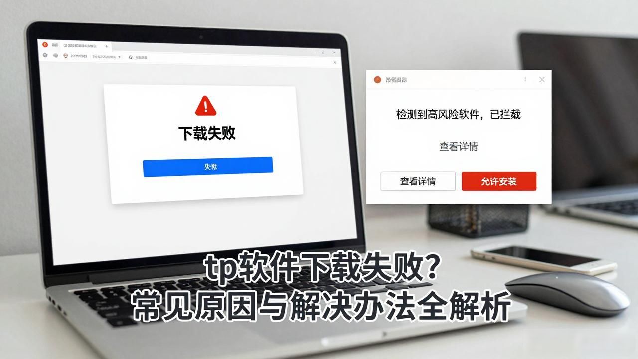 导致下载失败的常见原因及解决方案，确保成功下载安装tp官方正版。_网络中断导致安装失败解决方法_下载tp官方正版软件安装失败