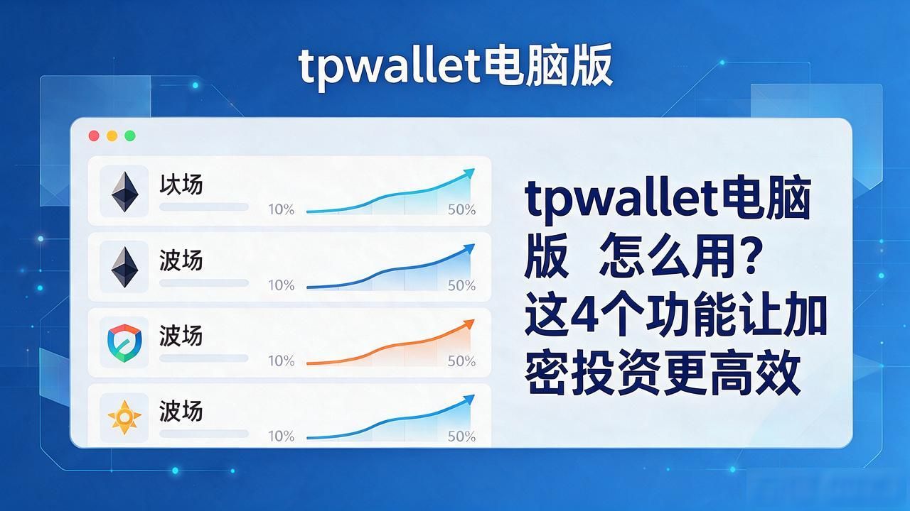 tpwallet电脑版怎么用？这4个功能让加密投资更高效