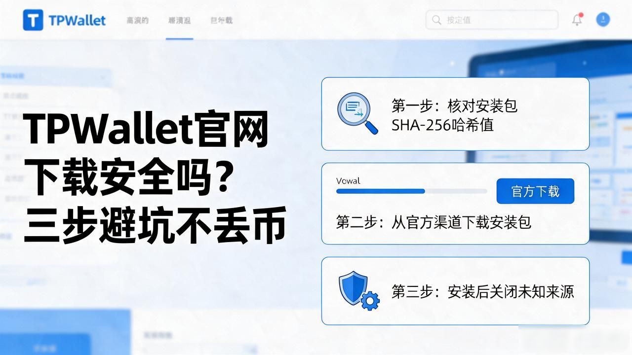 TPWallet官网下载安全吗？三步避坑不丢币