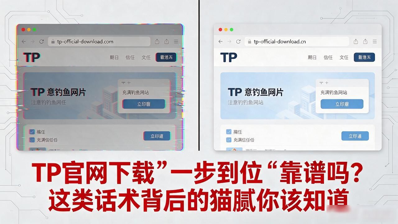 TP官网下载"一步到位"靠谱吗？这类话术背后的猫腻你该知道