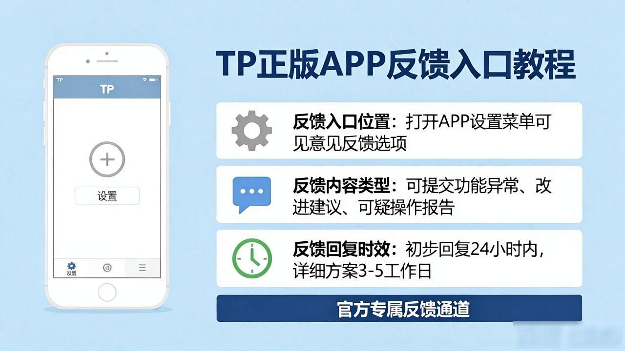 TP官网正版APP下载教程，安装后反馈收集更顺畅