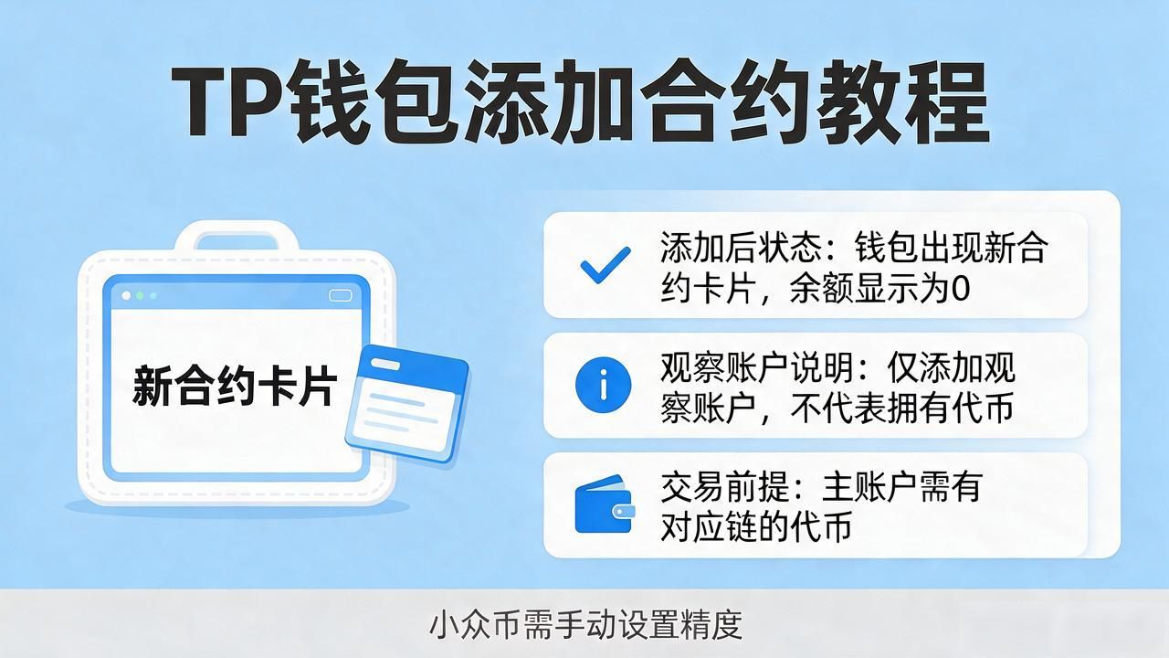 tp钱包添加合约详细步骤 零错误操作教程一看就会