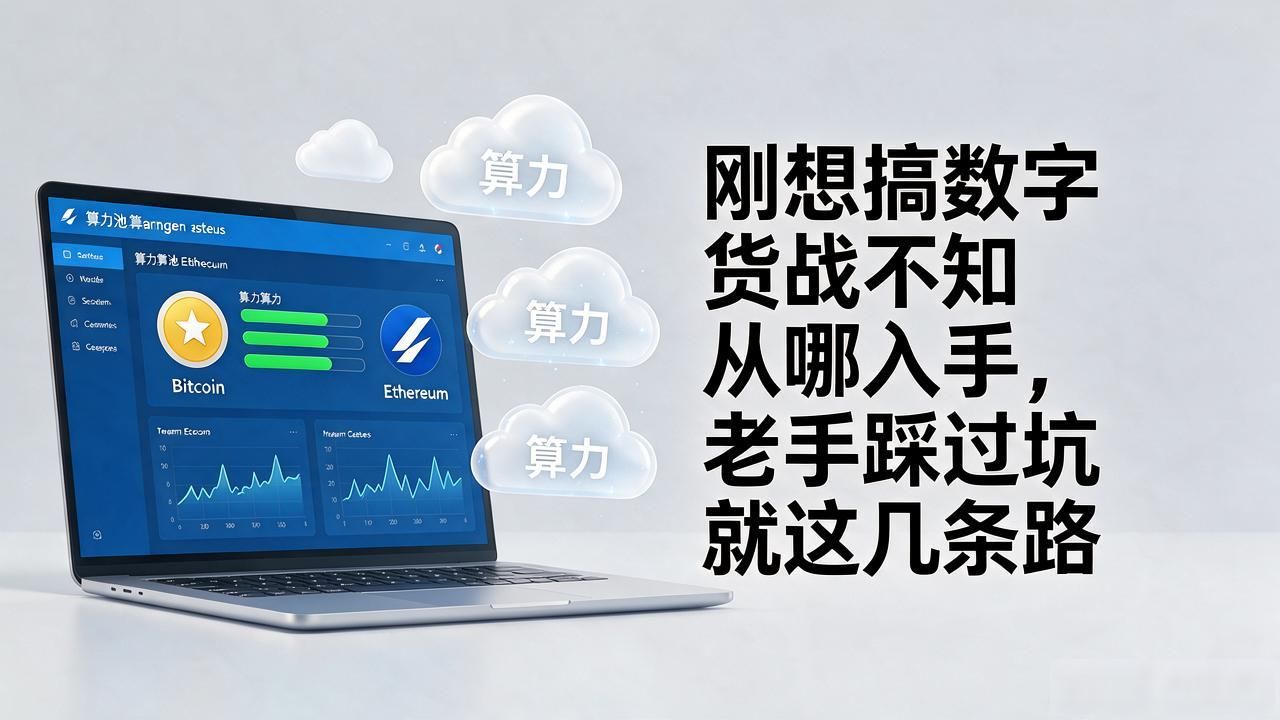 刚想搞数字货币不知从哪入手，老手踩过坑就这几条路