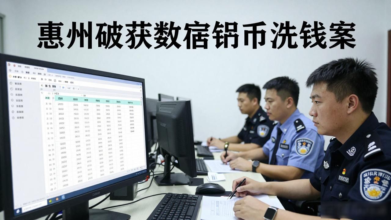 惠州破获数字货币洗钱案 嫌疑人落网手法曝光