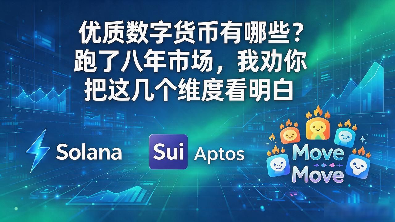 优质数字货币有哪些？跑了八年市场，我劝你把这几个维度看明白