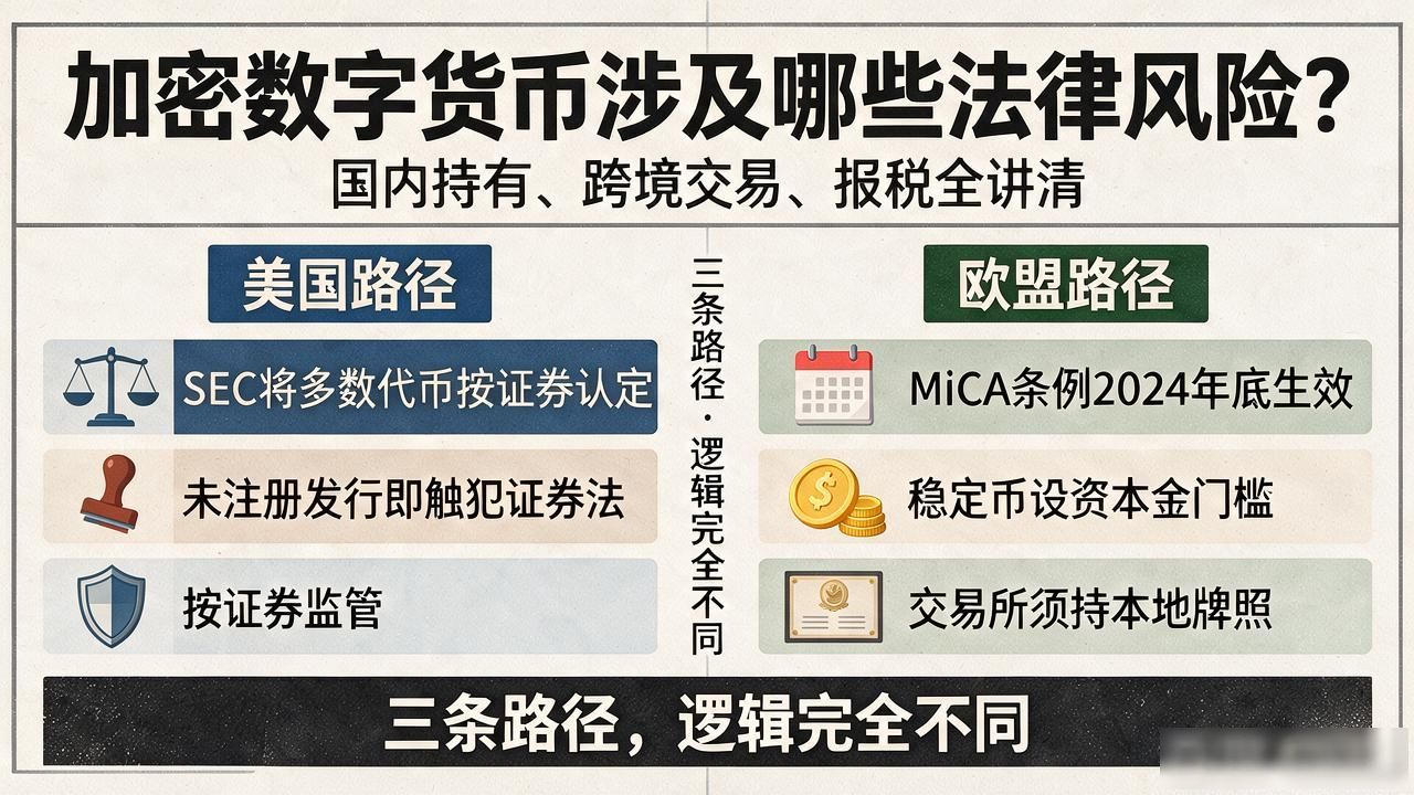 加密数字货币涉及哪些法律风险？国内持有、跨境交易、报税全讲清
