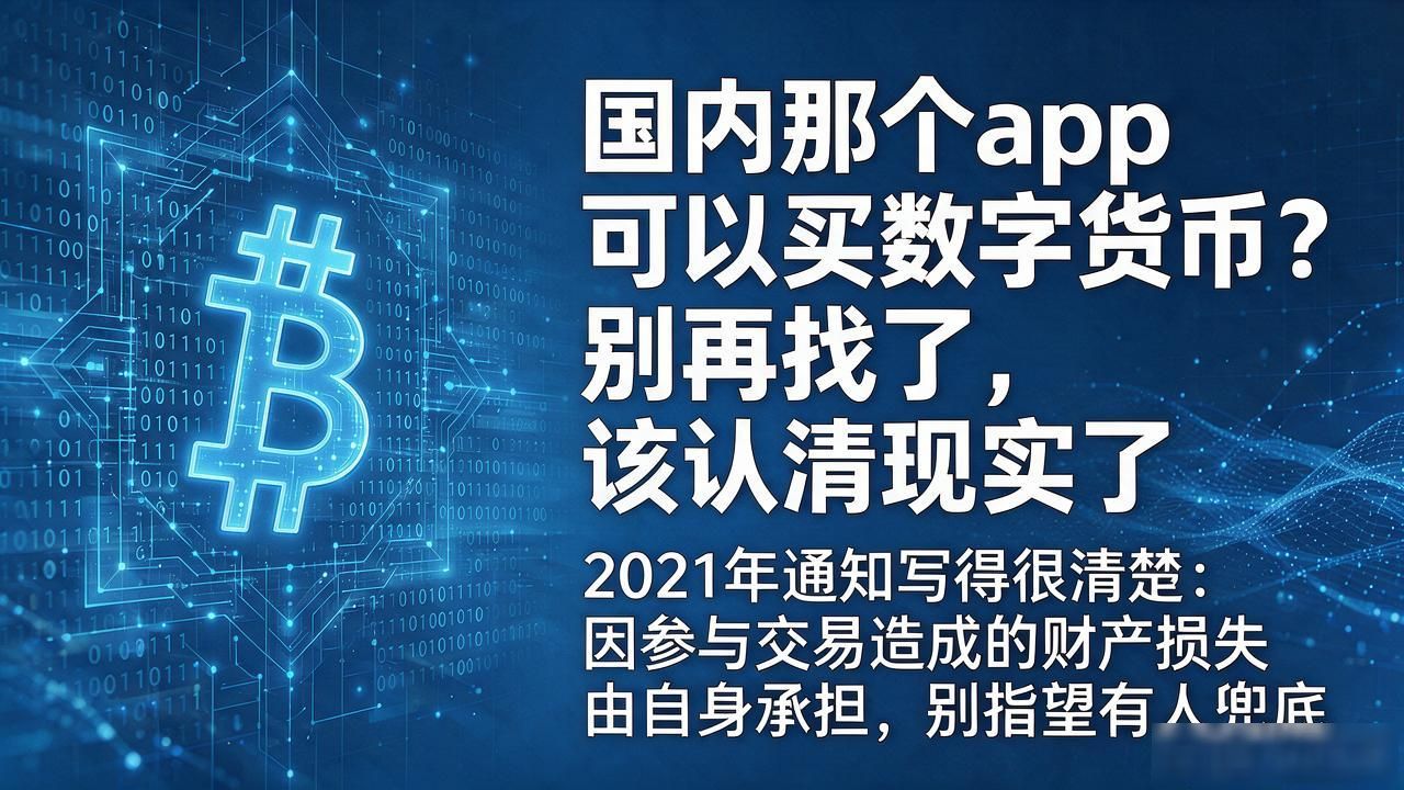 国内那个app可以买数字货币？别再找了，该认清现实了