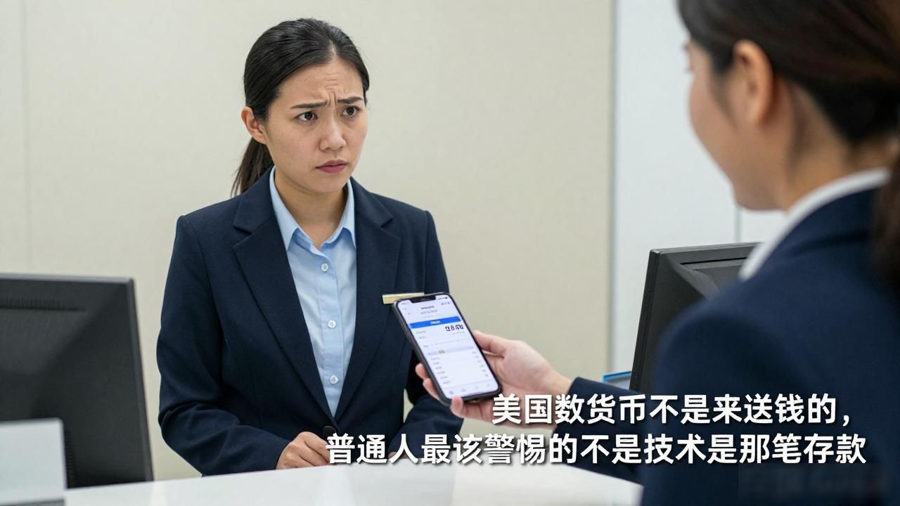 美国数字货币不是来送钱的，普通人最该警惕的不是技术是那笔存款