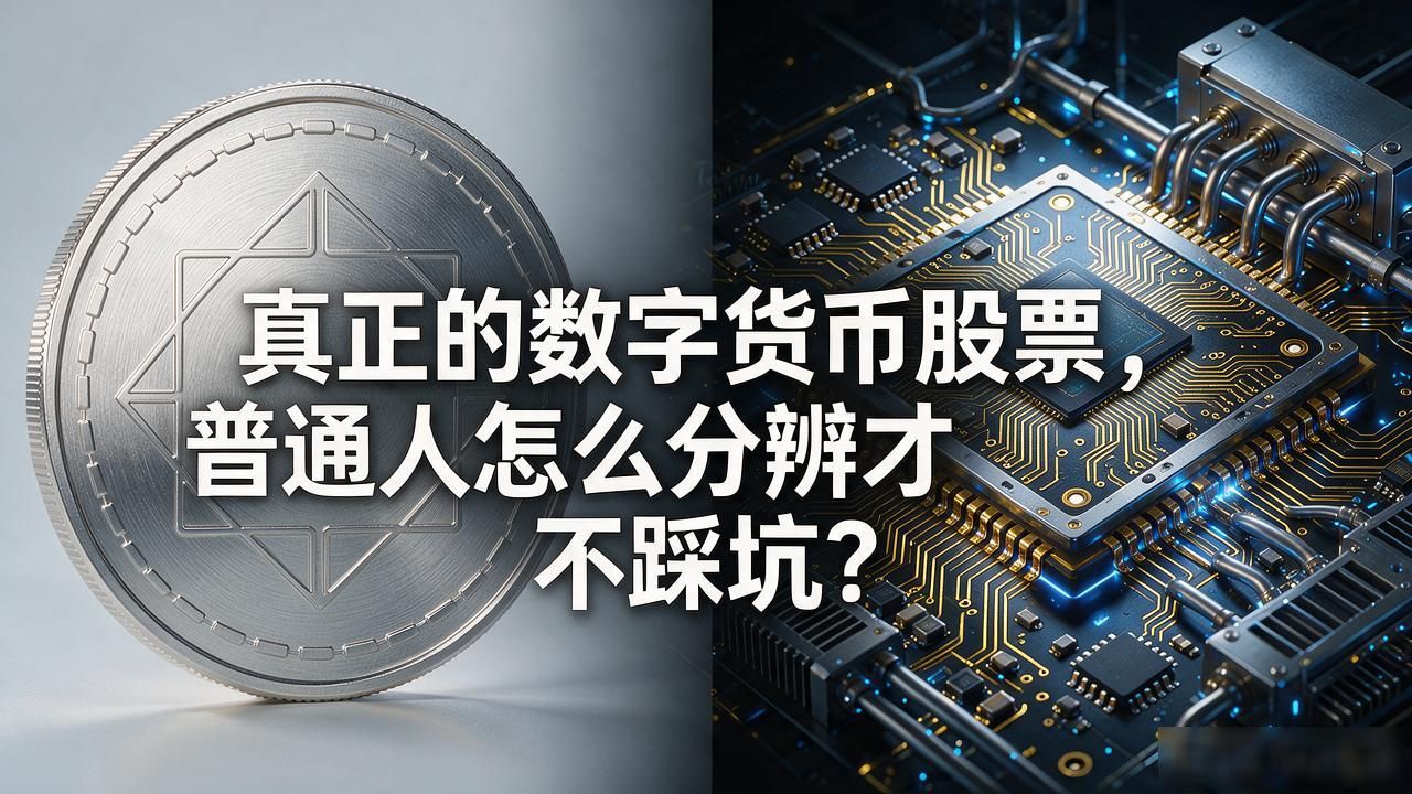 真正的数字货币股票，普通人怎么分辨才不踩坑