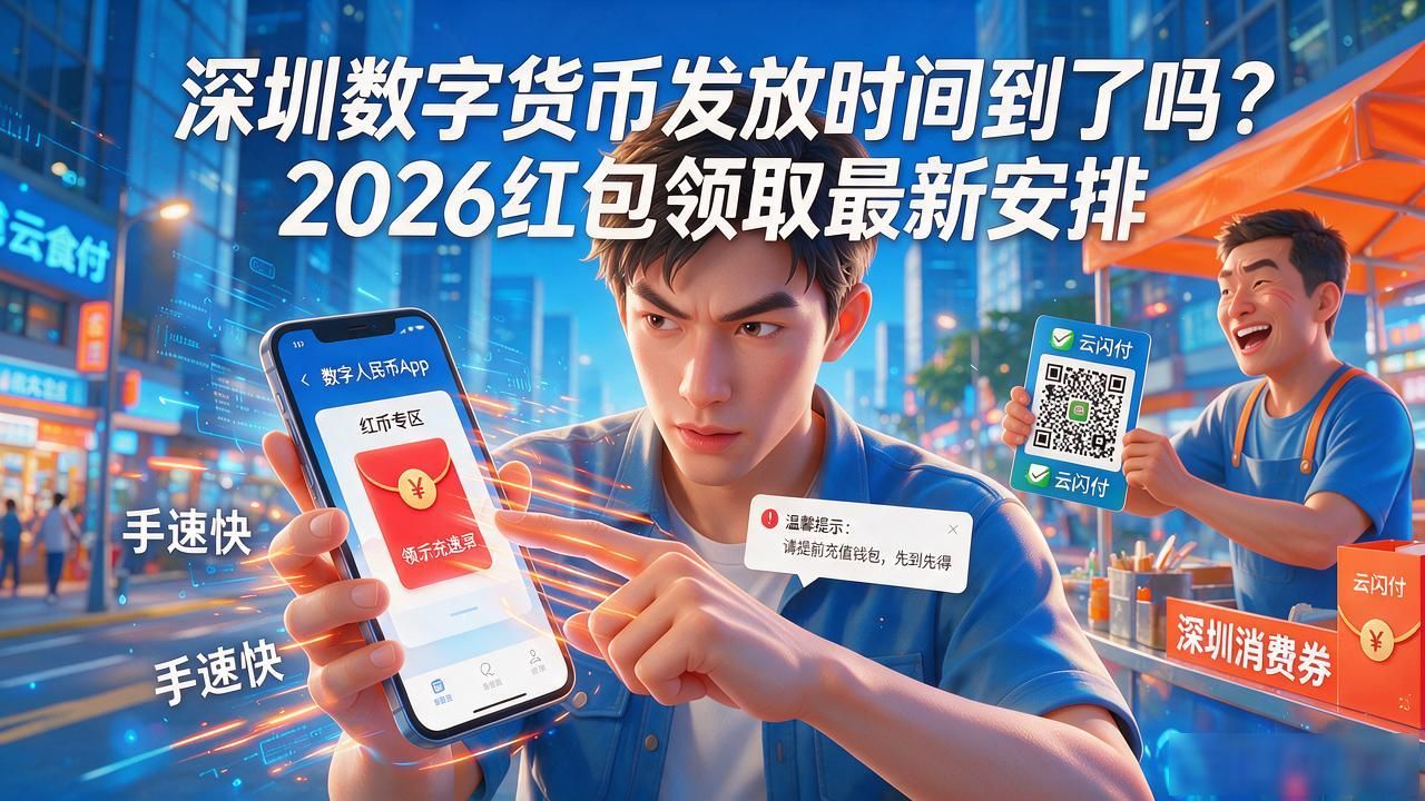 深圳数字货币发放时间到了吗？2026红包领取最新安排