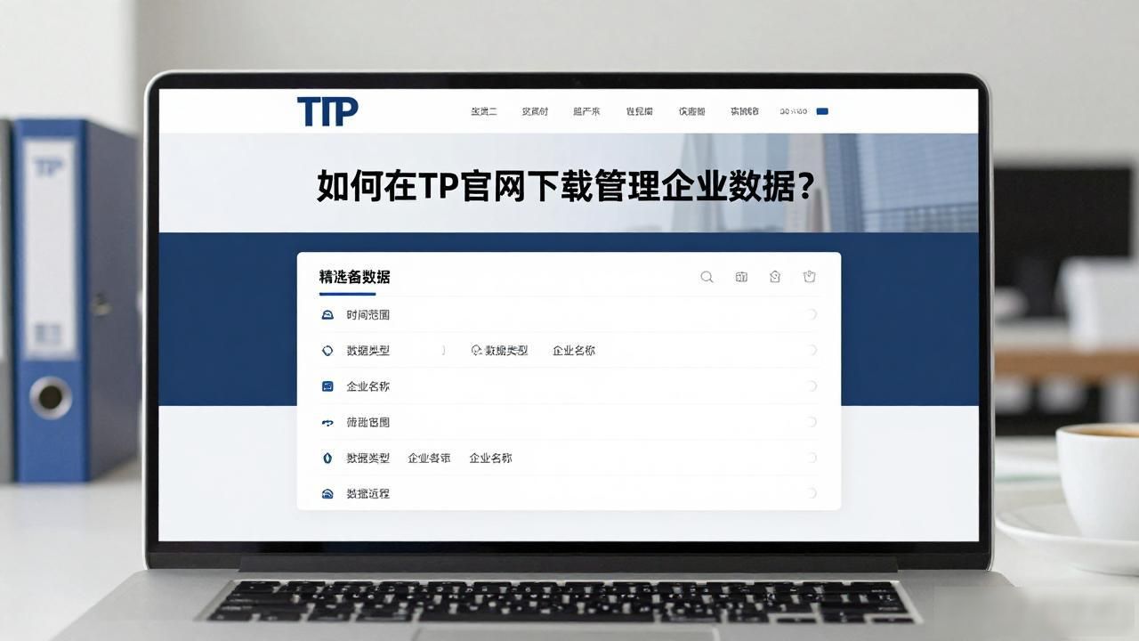 如何在TP官网下载管理企业数据？